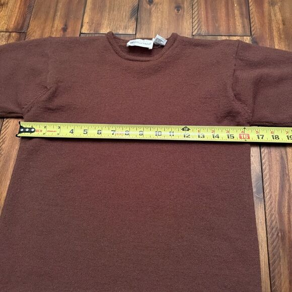 Vintage Weathervane Wool Sweater Small Brown 70s 80s Unisex Womens - Picture 5 of 7